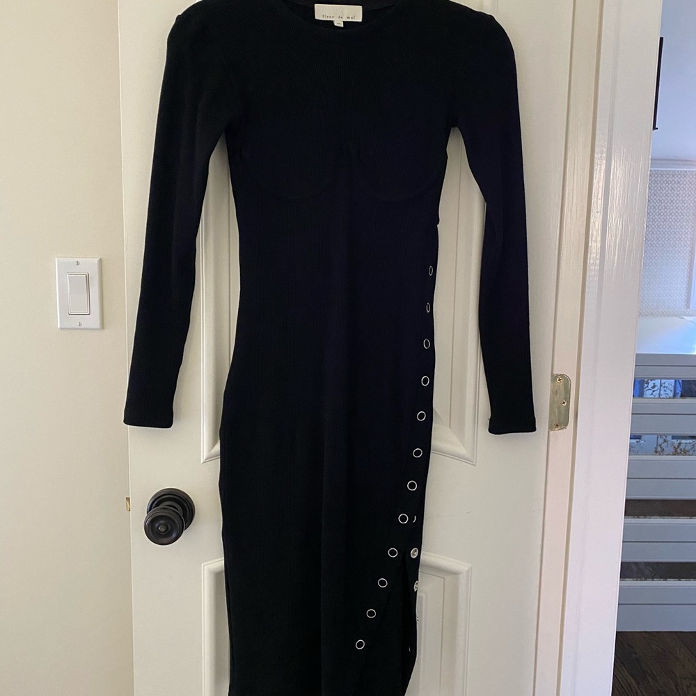Fluer du Mal side snap dress